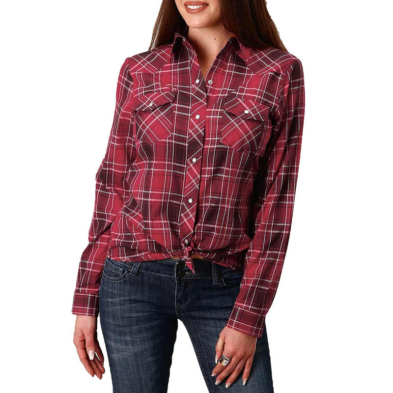 Roper Women's Plaid Snap Shirt