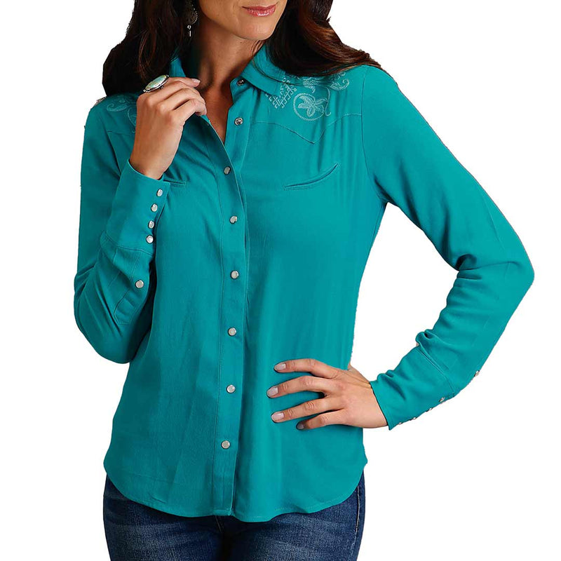 Stetson Women's Embroidered Yoke Snap Shirt