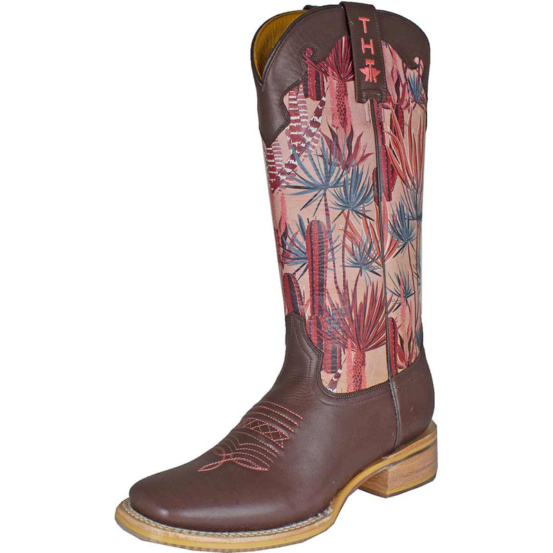 Tin Haul Women's Cactus Sole Cowgirl Boots