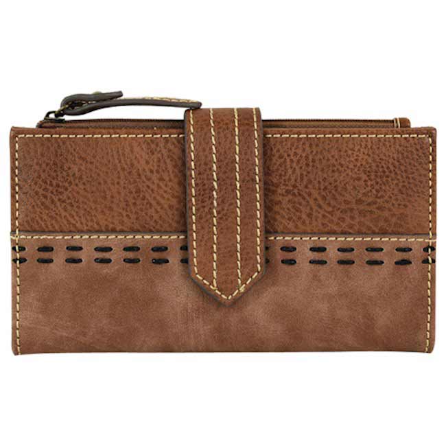 Tony Lama Women's Double Stitch Accent Wallet