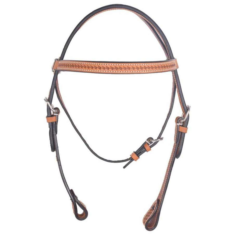 True North Trading Pony Basketweave Brow Band Headstall