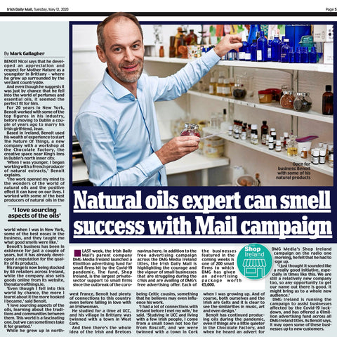 Irish Daily Mail article on The Nature of Things, 12 May 2020