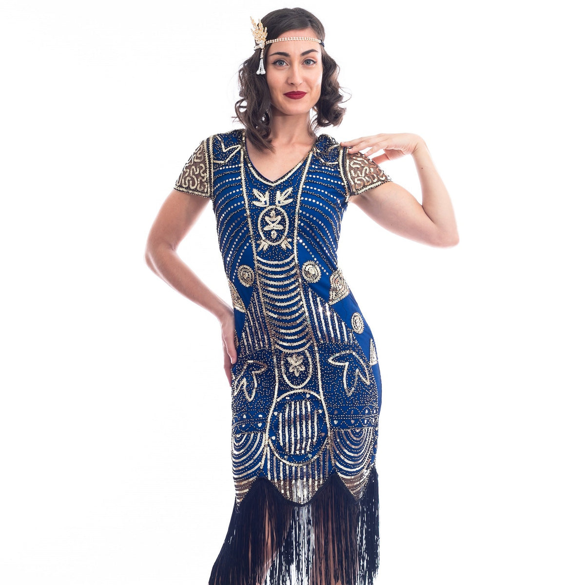 blue gatsby dress