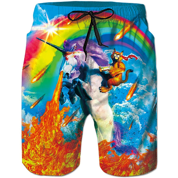 mens unicorn swimsuit