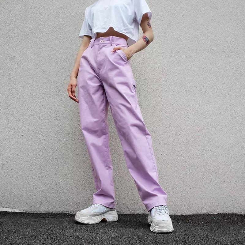 Lilac Cargo Pants 💞🍬 - Free Shipping 