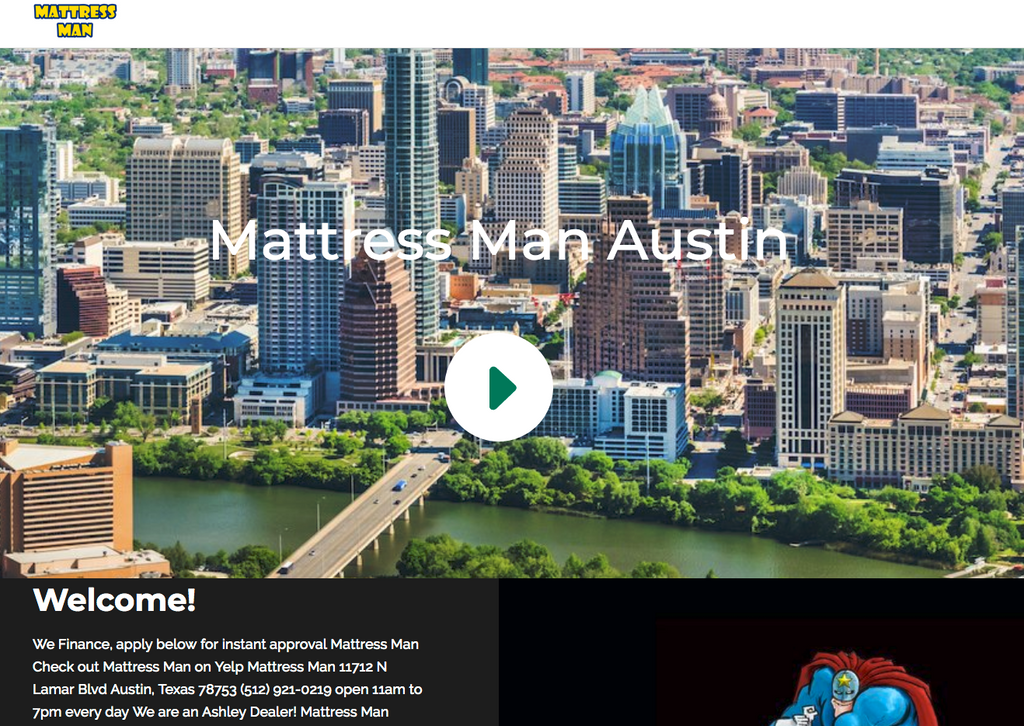 Mattress Man has a new website!