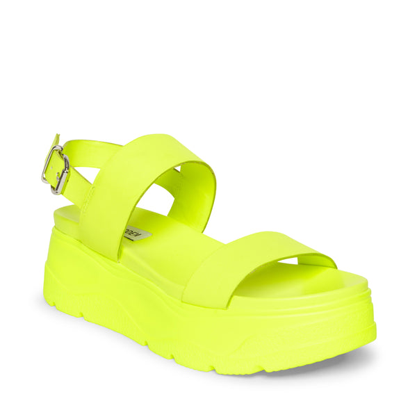 steve madden neon sandals