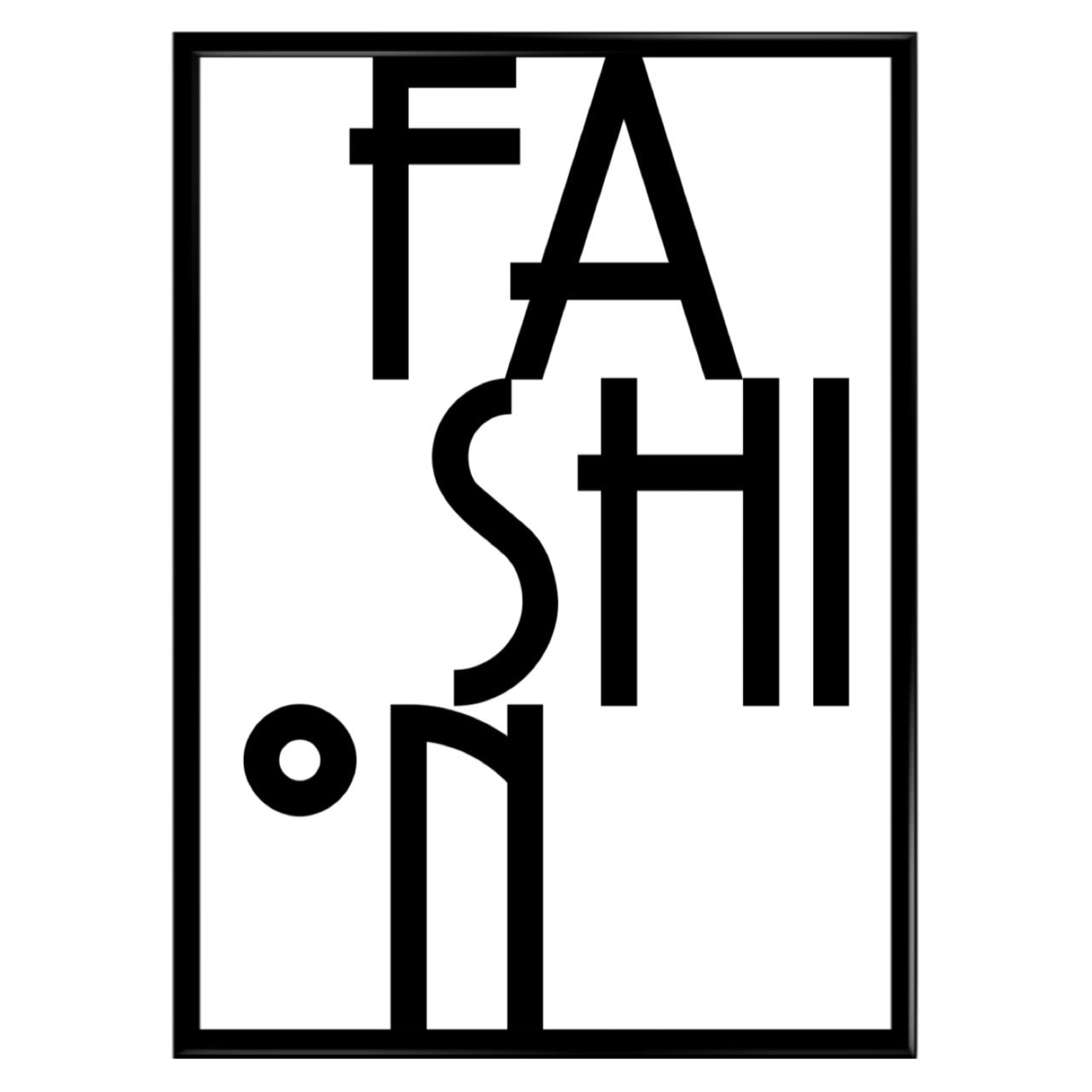 FASHIoN Poster | Typography Print