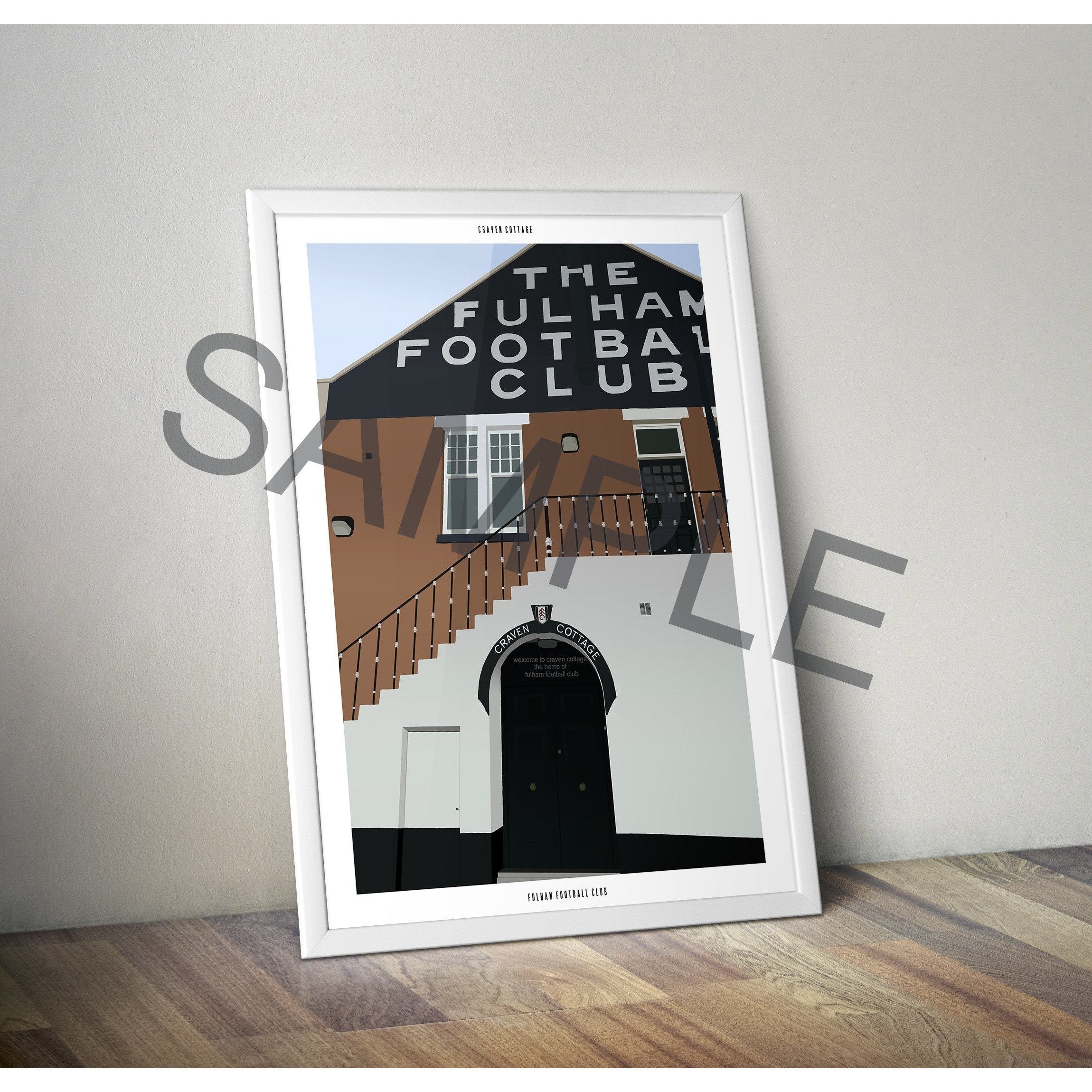 Craven Cottage Poster