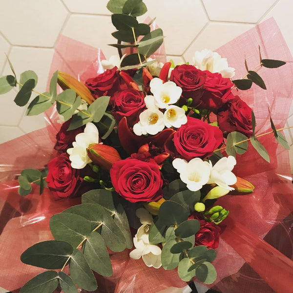 Red rode bouquet