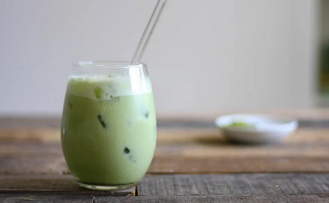 iced matcha latte 