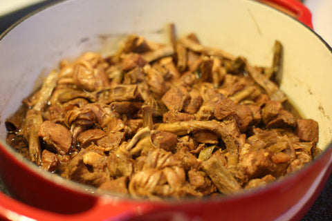 Pork with dry bamboo shoots