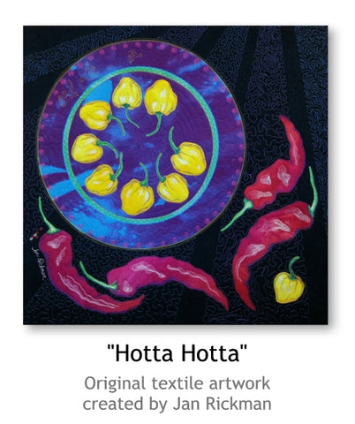 Hotta Hotta Chili Pepper piece by Jan Rickman