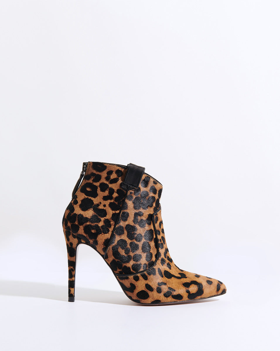 veronica beard leopard booties