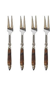 Cocktail Fork Tortoiseshell Resin