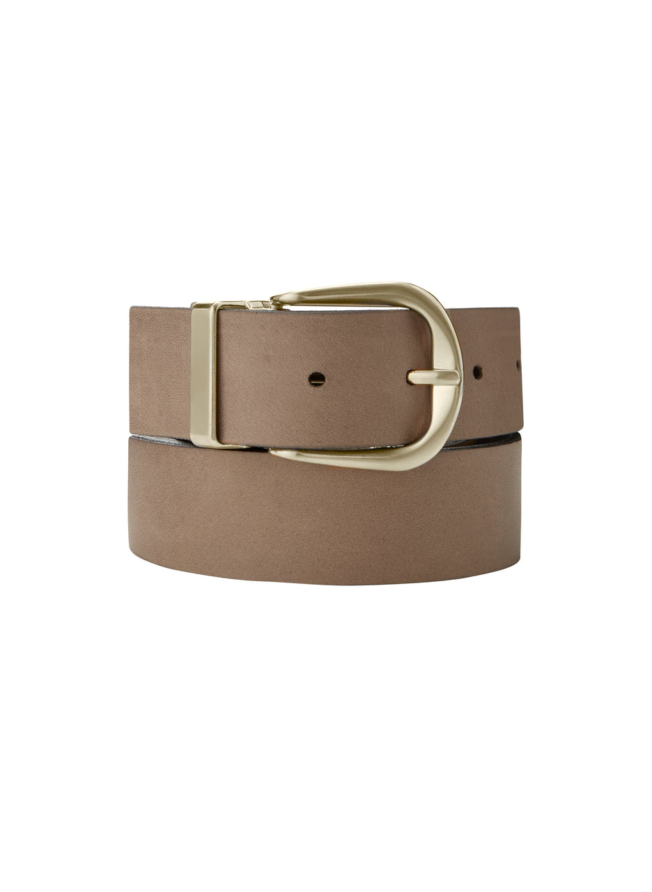 Baukjen Reversible Gold Buckle Belt