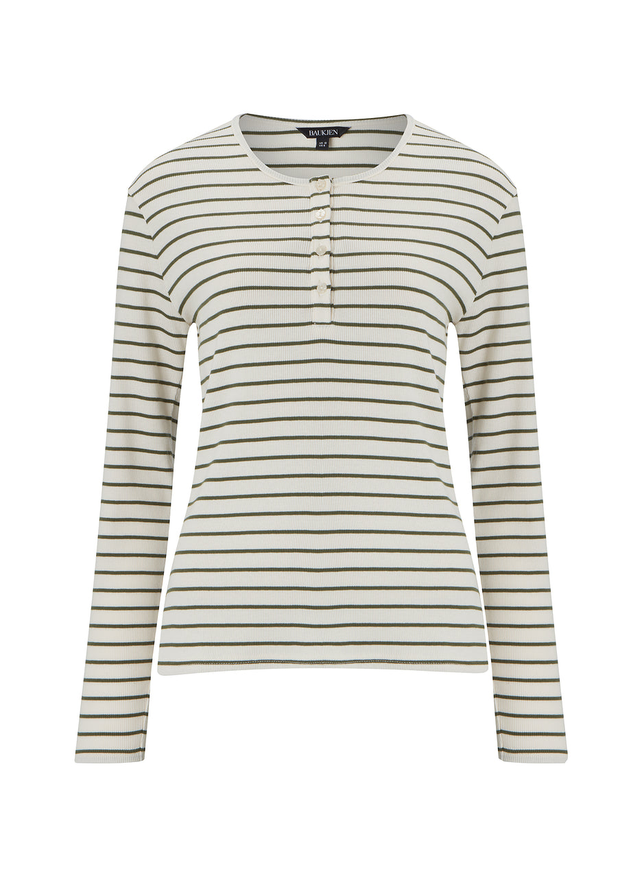 Baukjen Essentials Organic Cotton Henley Top