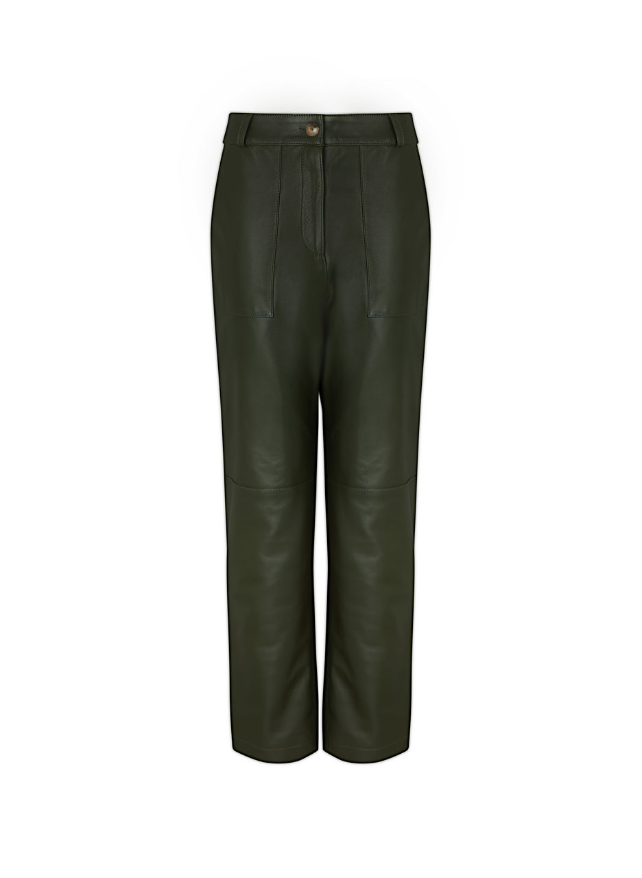 Lida Leather Cargo Pant