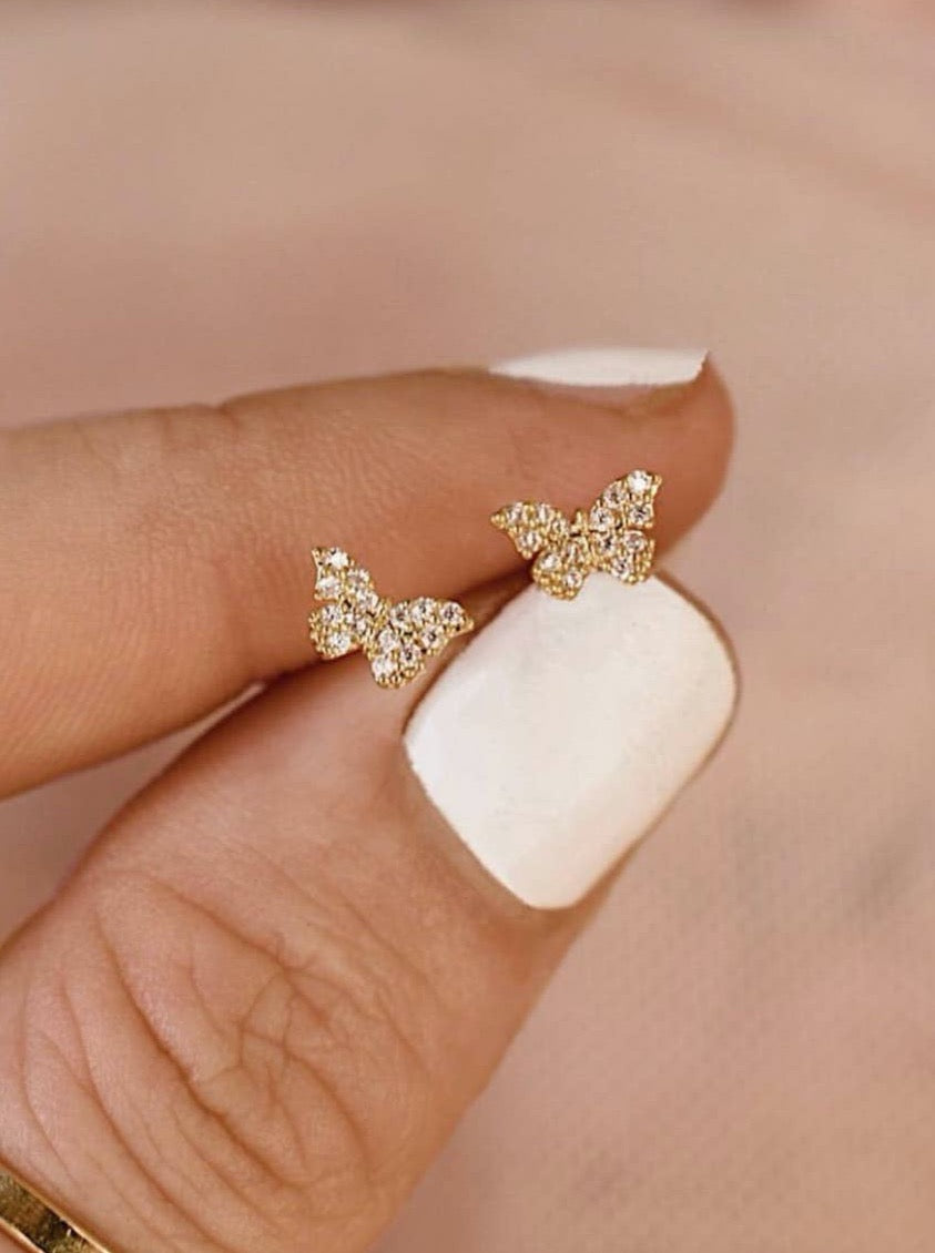 Mila Butterfly Stud Earrings