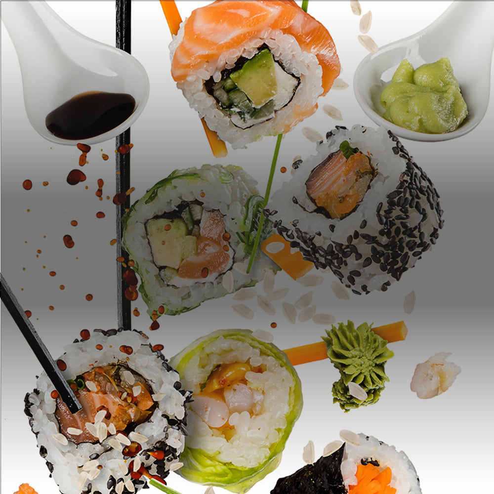 microscópico Millas Bombardeo Ingredientes y Utensilios para Sushi: Arroz, nori, salsa de soya – Global  Gourmet Market