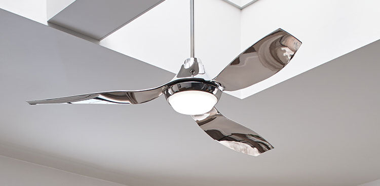 Modern minimalist ceiling fan light