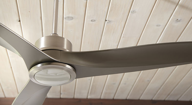 Modern ceiling fan.