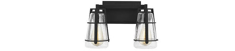 Black Vanity Light by Feiss