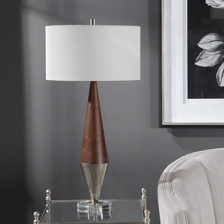 Uttermost Haldan Mid-Century Table Lamp by John Kowalsk