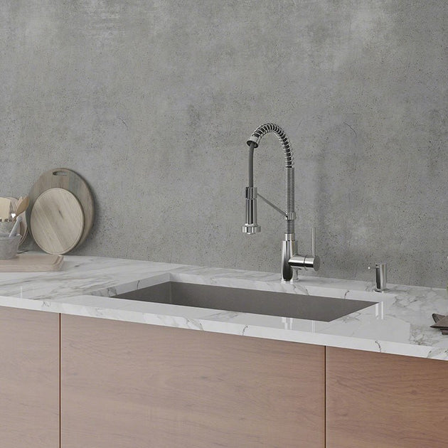 Kraus Kgu 55grey Forteza Kitchen Sink Riverbend Home