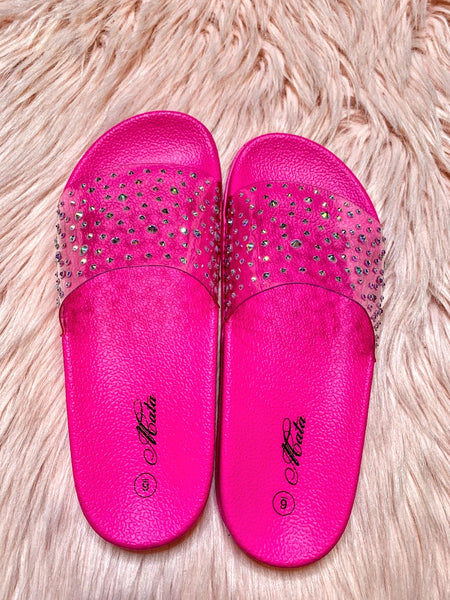 hot pink sandal