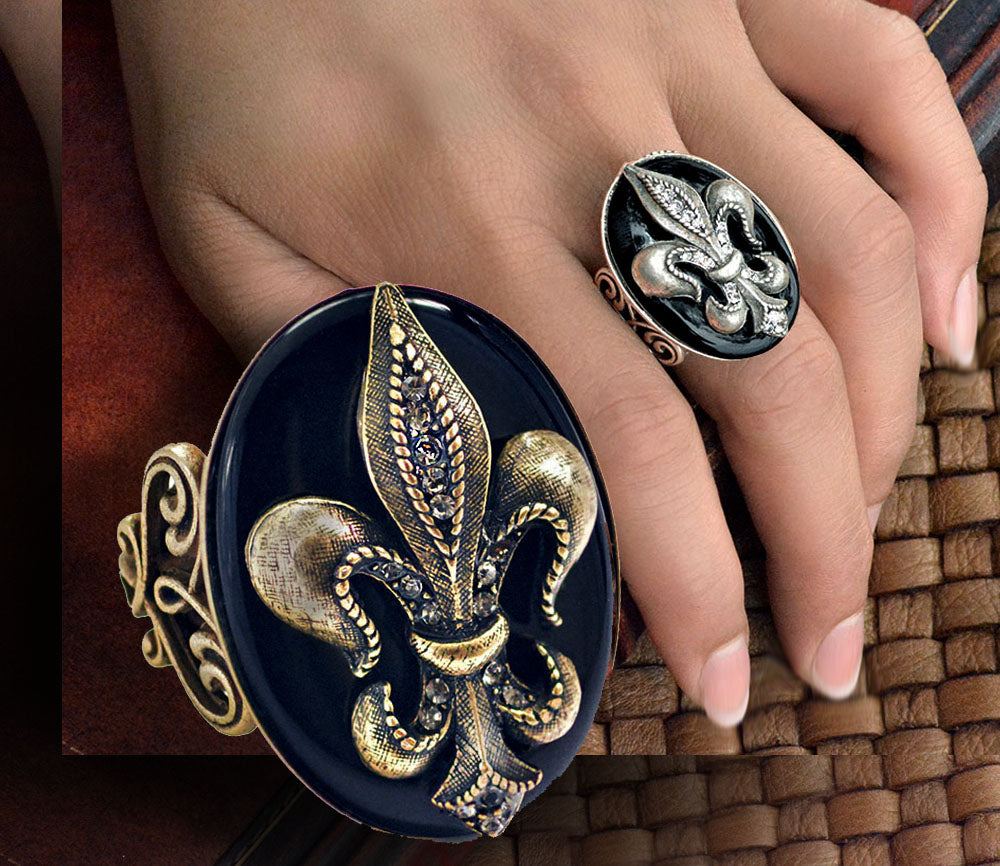 Fleur de Lis Old Paris Ring by Sweet Romance – Sweet Romance Jewelry