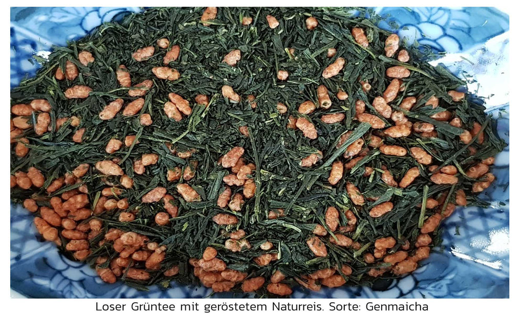 Genmaicha Grüntee mit geröstetem Reis