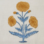Fabric - Poppy - Oyster - Mustard/Sky
