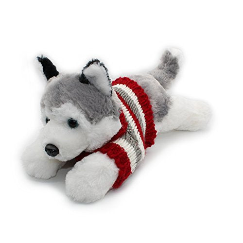 siberian husky stuffed toy