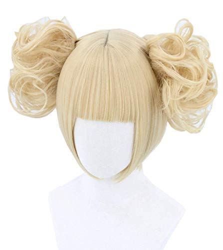 Topcosplay Anime Cosplay Wig With Two Detachable Buns Synthetic