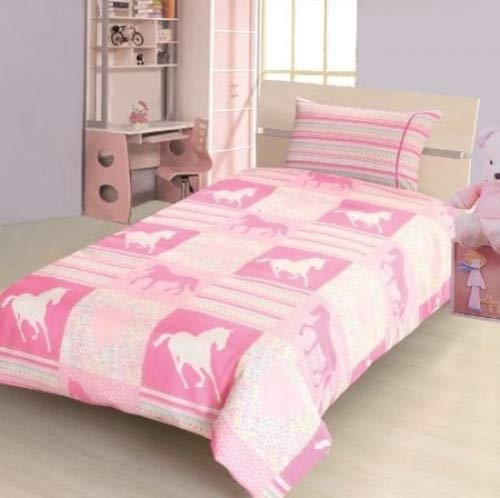 Viceroybedding Children S Kids Single Bed Size Horses Design Girls