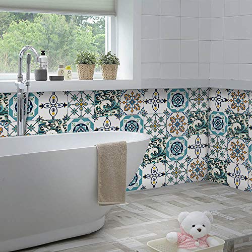 Yoillione Kitchen Backsplash Tiles Retro Wall Tiles Moroccan Tiles