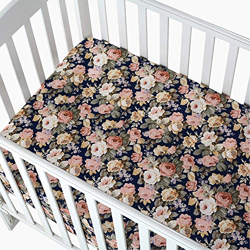 vintage floral cot bedding