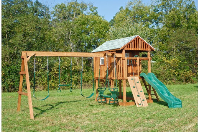 wooden swing sets