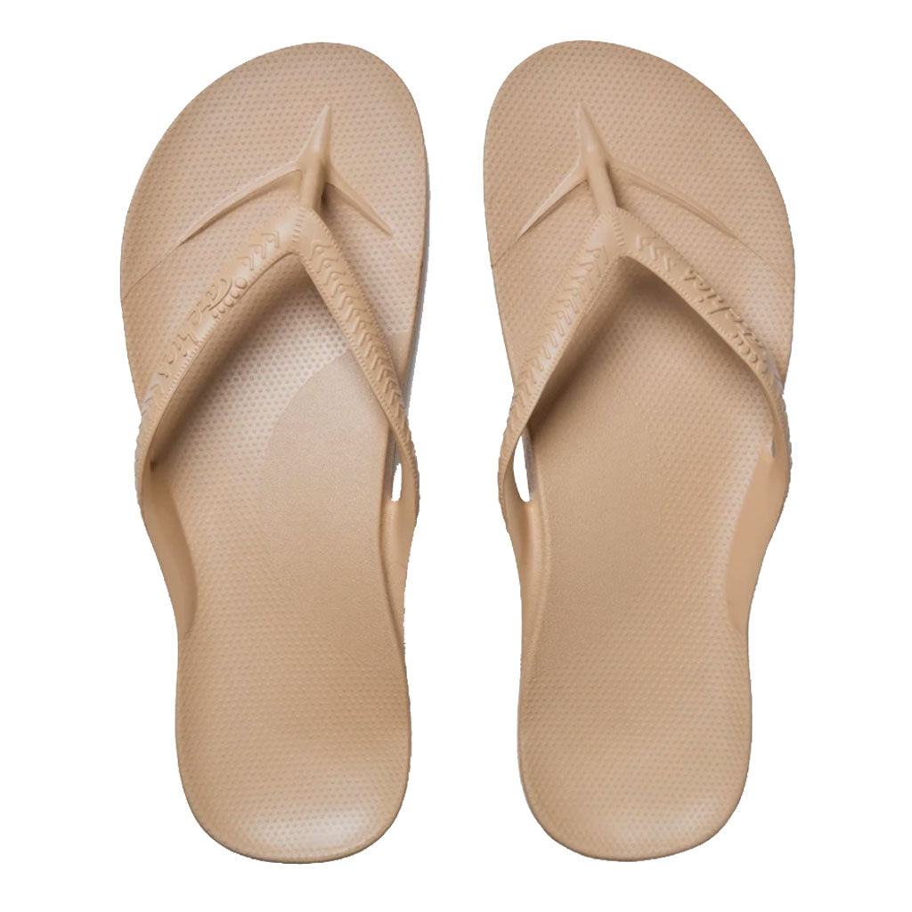 ARCHIES ARCH SUPPORT THONGS TAN – Noosa 