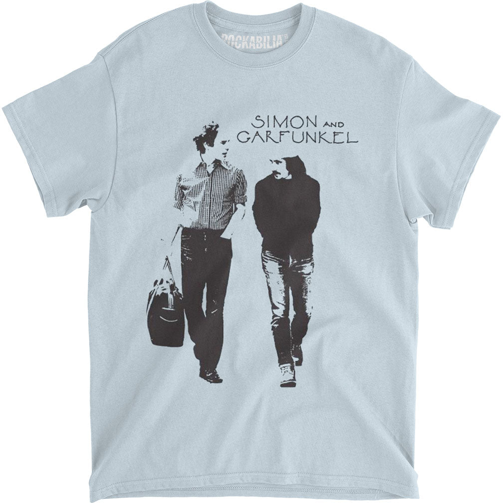 Simon & Garfunkel Walking Slim Fit Tshirt 123998 Rockabilia Merch Store