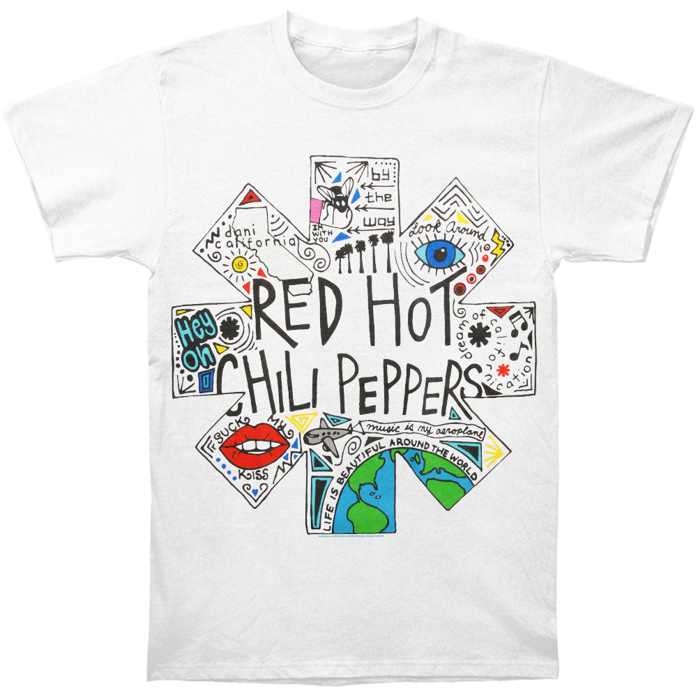 Red Hot Chili Peppers Doodle Logo Slim Fit T-shirt 246640 | Rockabilia  Merch Store