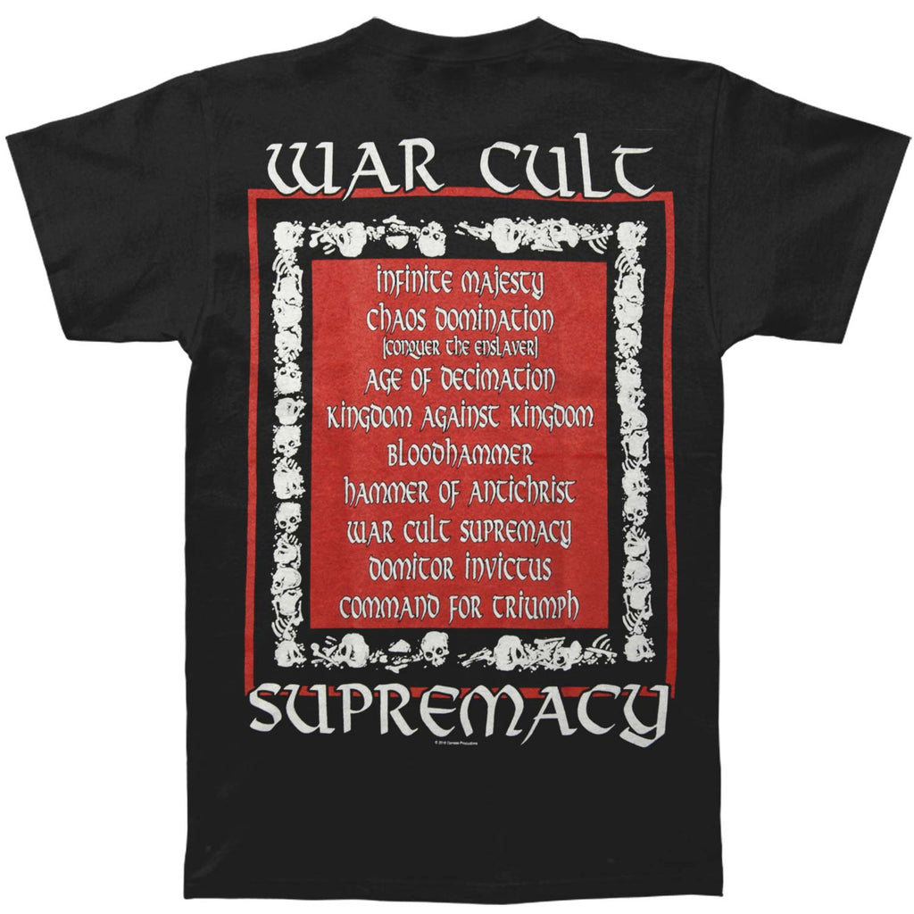 Conqueror War Cult Supremacy Tshirt 376018 Rockabilia Merch Store