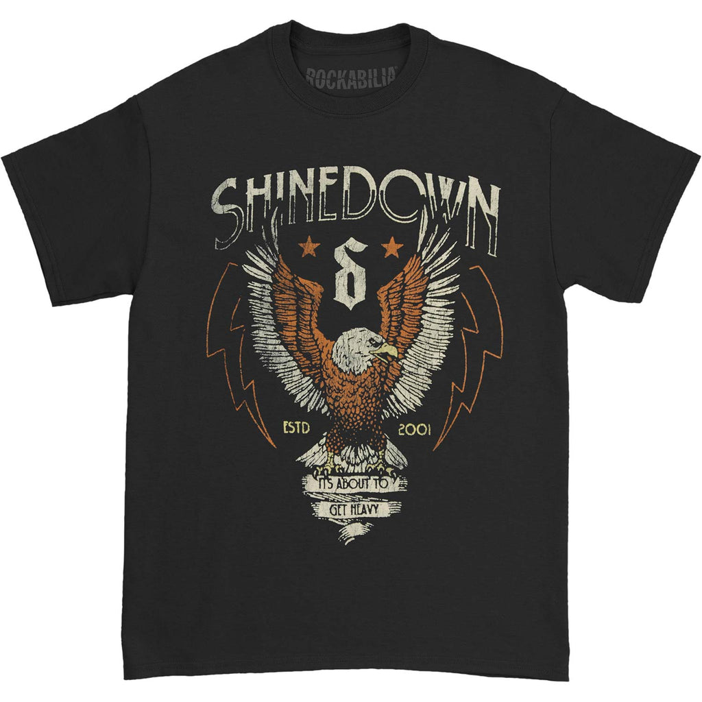 Shinedown Heavy Landing Tee Tshirt 412428 Rockabilia Merch Store