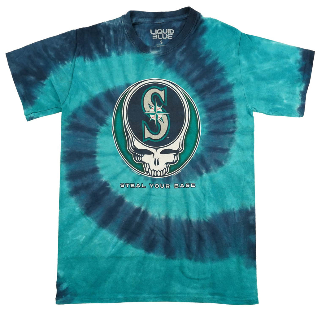 Seattle Mariners Steal Your Base Navy Athletic T-Shirt