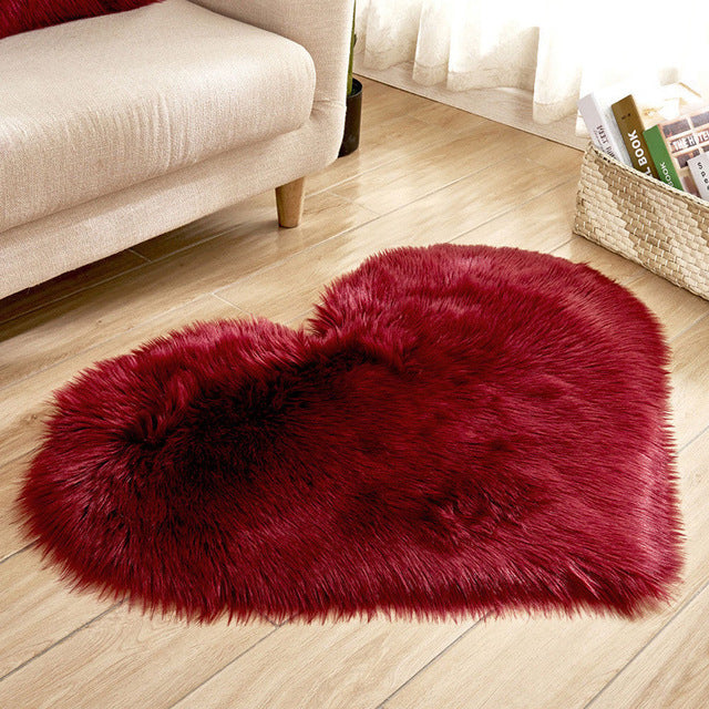 Shaggy Fluffy Rugs Anti-Skid Area Rugs Dining Room Carpet Home Bedroom Floor Mat 