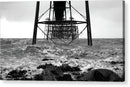 Choppy Seas Under Large Pier - Acrylic Print from Wallasso - The Wall Art Superstore