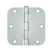 3 1/2 Inch x 3 1/2 Inch Steel Hinge (Chrome Finish)