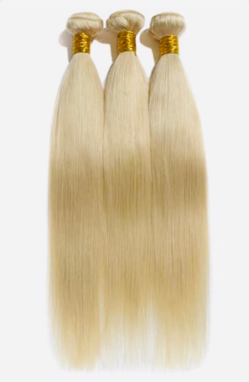 Platinum Blonde 613 Brazilian Mink (3 Bundle Deal)