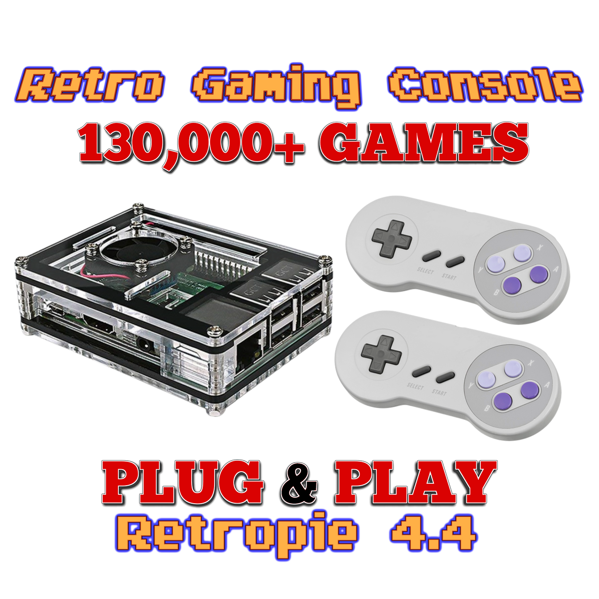 retropie emulation console game system 30.000 games